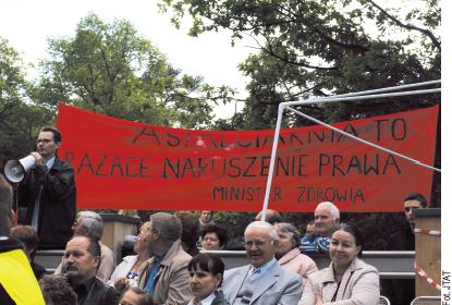 Asfalciarnia protest